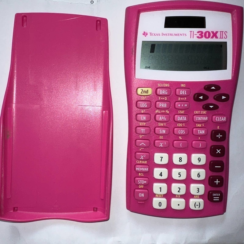 Texas Instruments TI-30X IIS 2-Line Scientific Calculator Pink